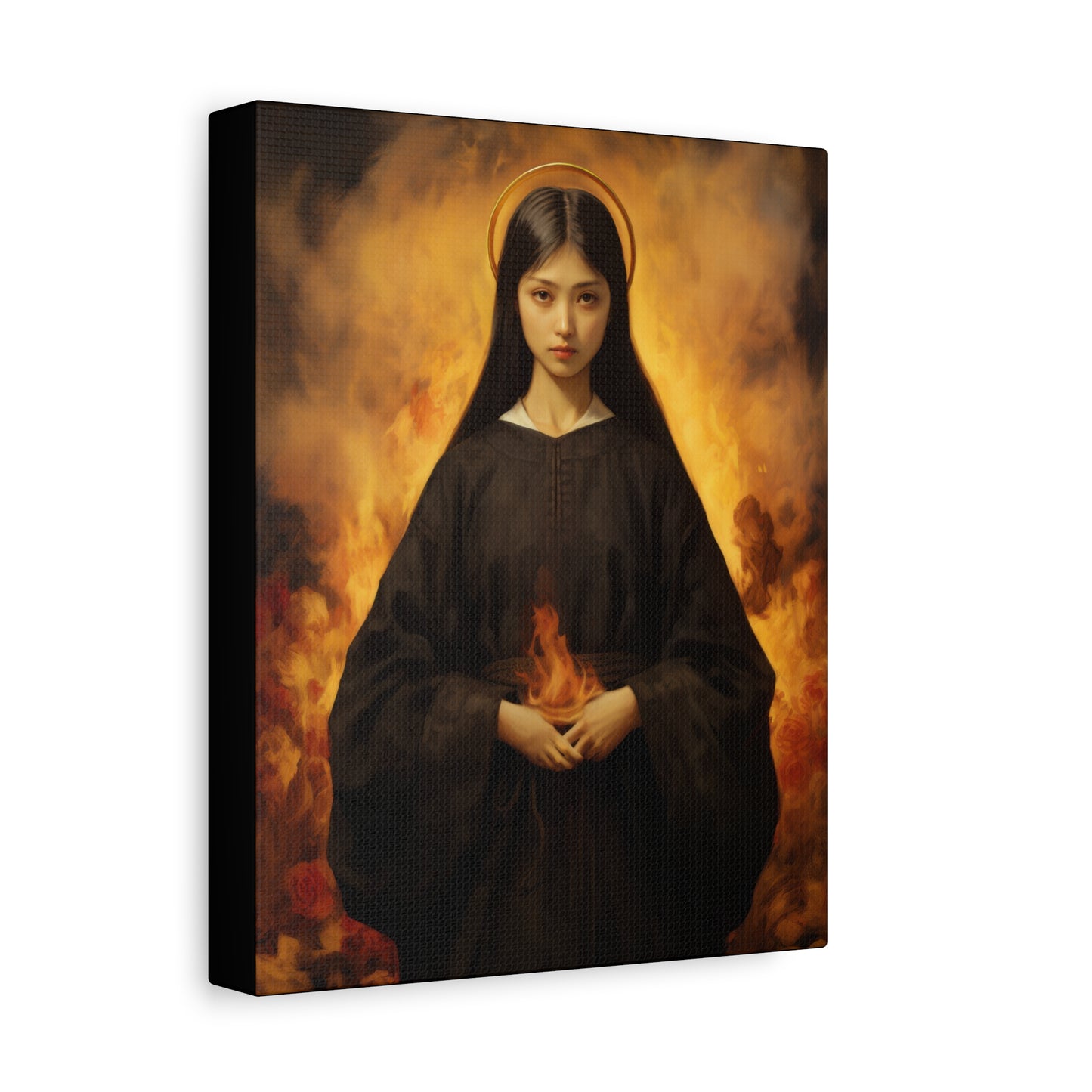 Blessed Mary Magdalen Kiota - Museum Wrapped Canvas - Print - Religious Art for your Home - Christian print - Prayer Room Catholic Saint