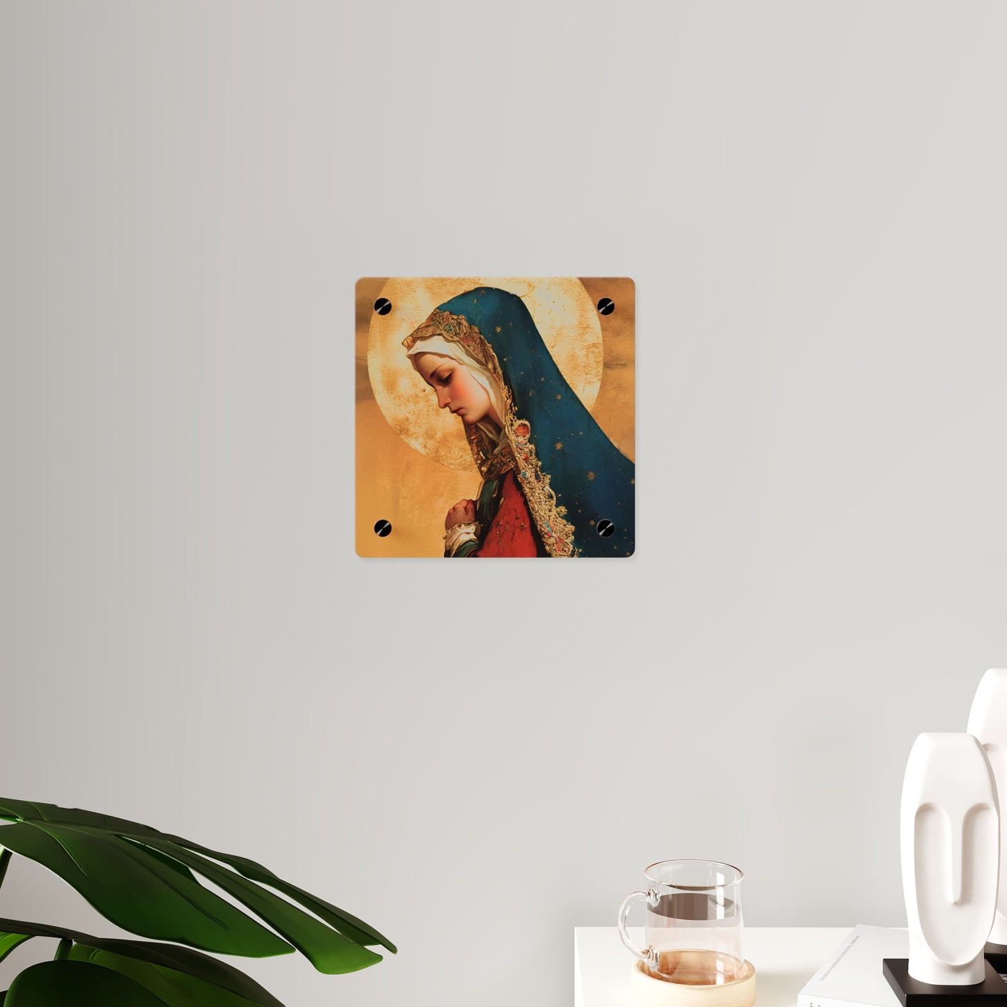 Our Lady of Mercy / Our Lady of Ransom Wall Art Panel - Ready to Hang Acrylic Print - Catholic Saint Art - Patron Saint Print - Mother Mary