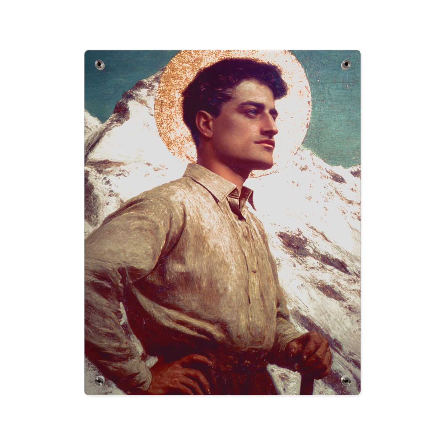 Saint Pier Giorgio Frassati Wall Art Panel - Ready to Hang Acrylic Print - Catholic Saint Art - Patron Saint Print - No Frame needed