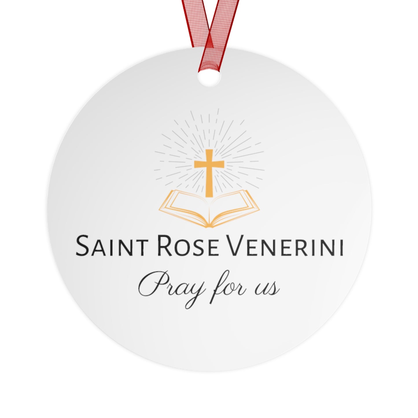 Saint Rose Venerini - Religious Holiday Christmas Ornament and Keepsake - Double sided Keepsake Religious Ornament