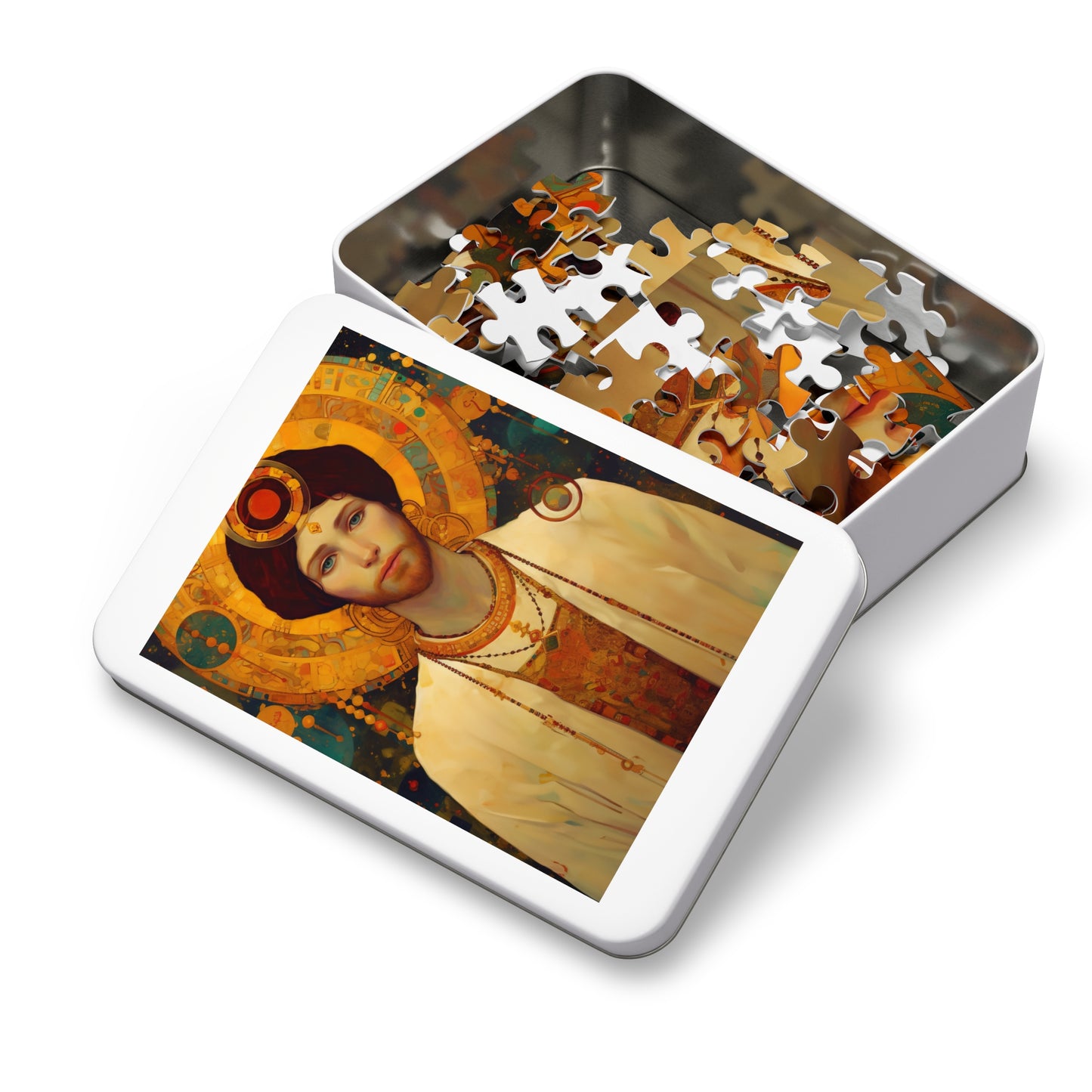Saint Abdiesus - Puzzle and Keepsake Tin - Religious Jigsaw Puzzle (30, 110, 252, 500,1000-Piece) - Religious Puzzle