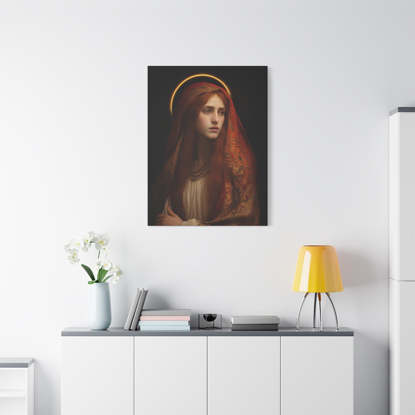 The Beloved Disciple - Mary Magdalene's Devotion - Museum Wrapped Canvas - Sanctified Souls Print - Religious Art for your Home