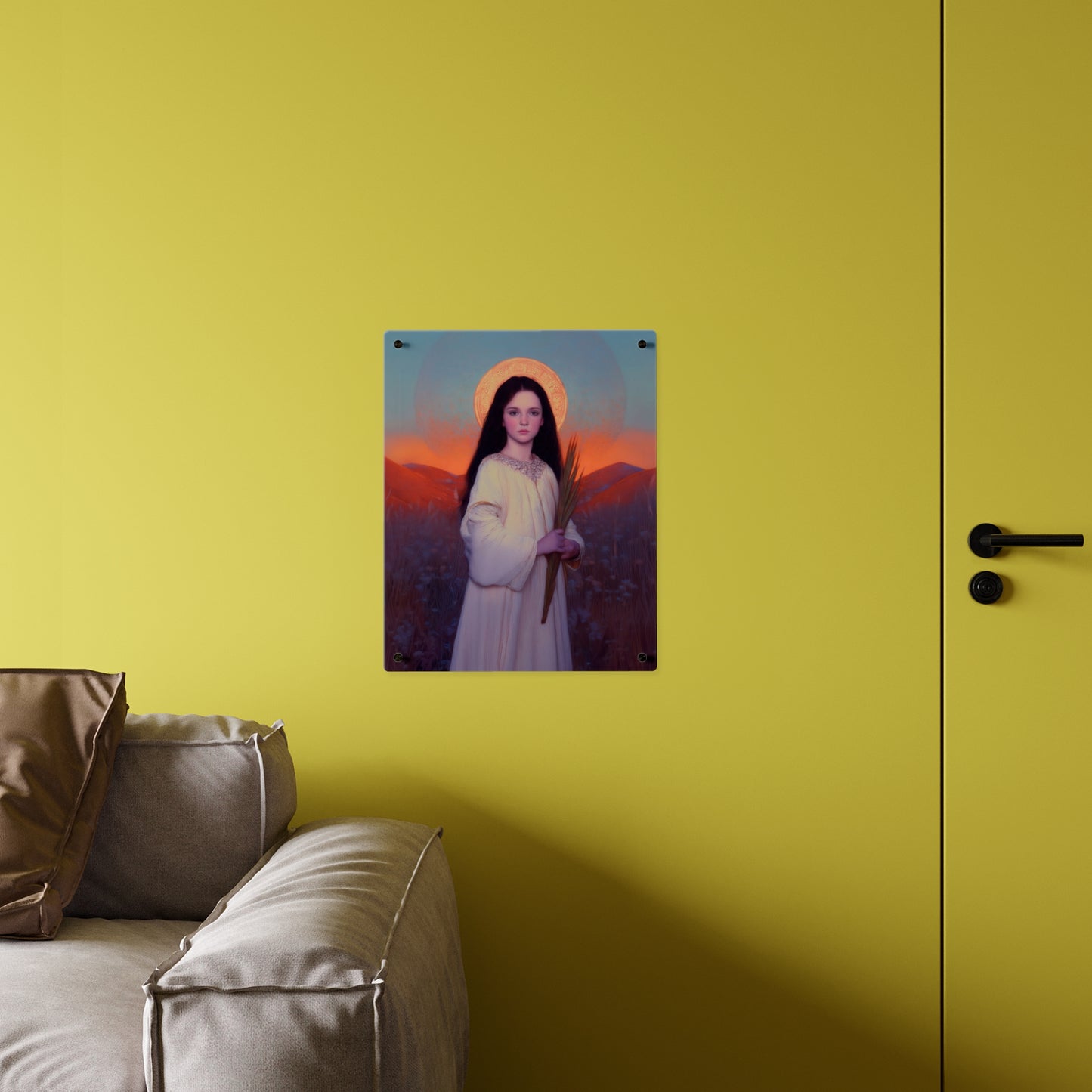 Saint Hope Wall Art Panel - Ready to Hang Acrylic Print - Catholic Saint Art - Patron Saint Print - Martyr of the Church Art
