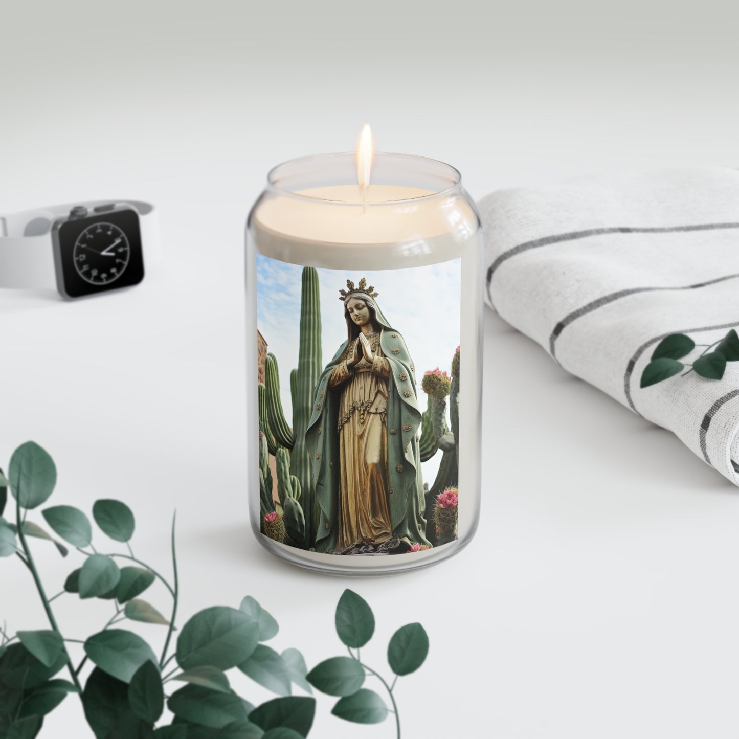 Our Lady of Guadalupe - Scented Prayer Candle, 13.75oz - Tall Size - Religious Prayer Candle - Catholic Art - Religious Gift