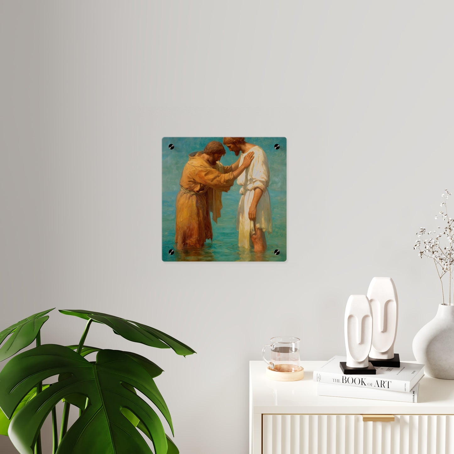 Saint John the Baptist, Servant of the Dawn Acrylic Wall Art Panel - Ready to Hang Acrylic Print - Catholic Saint Art