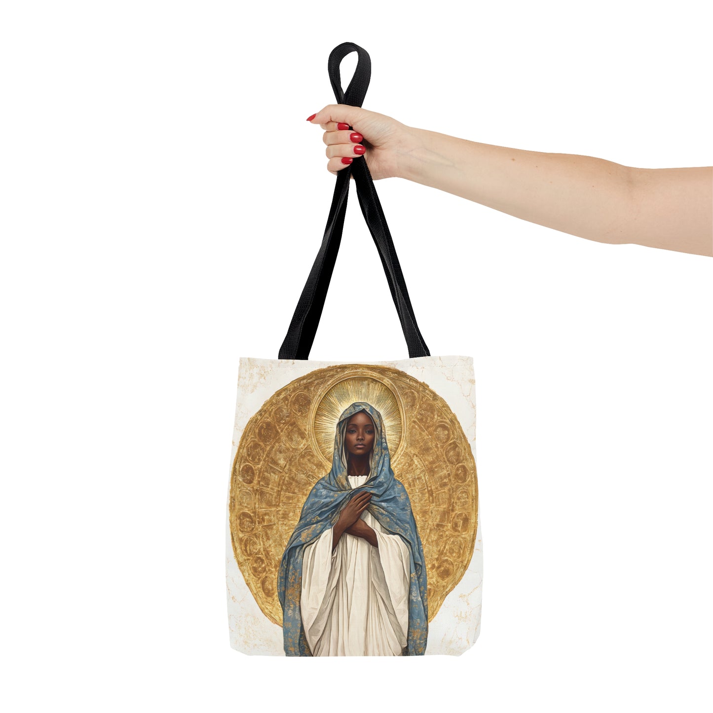 Our Lady of Kibeho- The Vision of Divine Peace Tote Bag - Large Medium Small Faith Art Bag - Catholic Faith Purse - Religious Carry All