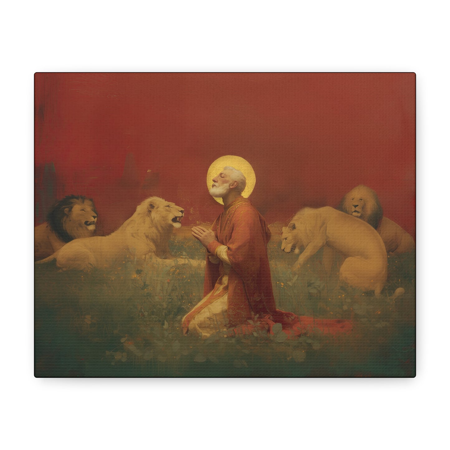 Saint Ignatius of Antioch - Museum Wrapped Canvas - Sanctified Souls Print - Religious Art for your Home - Catholic Patron Saint Art