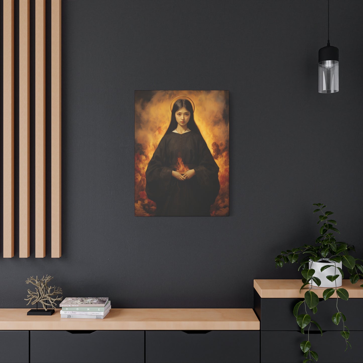Blessed Mary Magdalen Kiota - Museum Wrapped Canvas - Print - Religious Art for your Home - Christian print - Prayer Room Catholic Saint