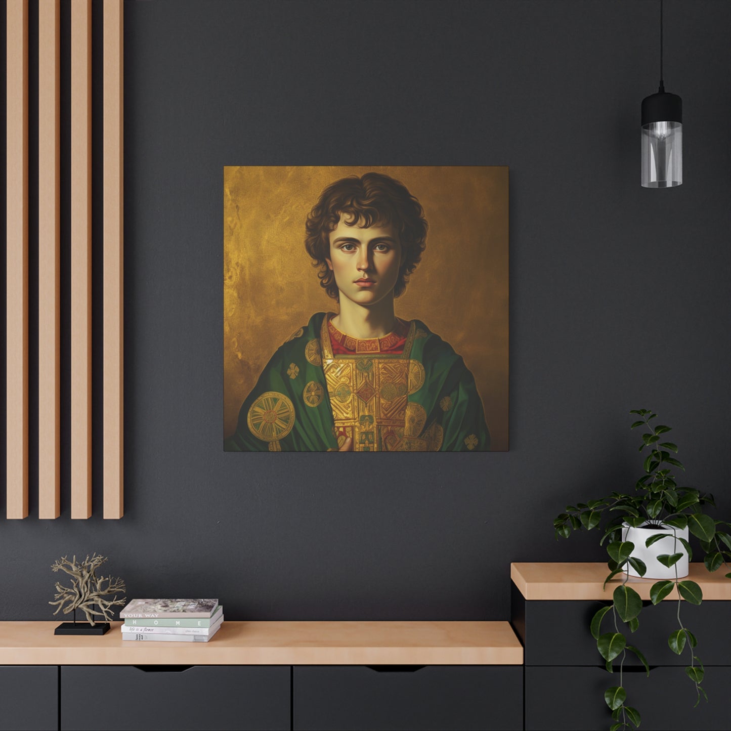 Saint Pantaleon Canvas Print - Multiple Sizes - Catholic Home art - Museum Wrapped Canvas - Sanctified Souls Print