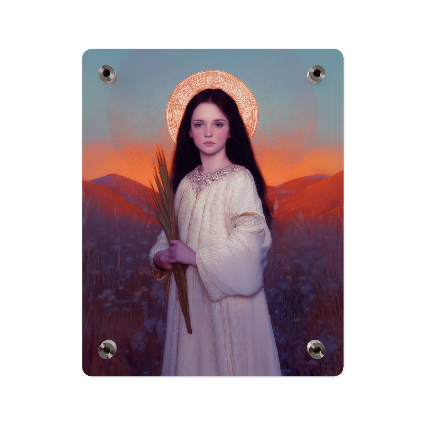Saint Hope Wall Art Panel - Ready to Hang Acrylic Print - Catholic Saint Art - Patron Saint Print - Martyr of the Church Art