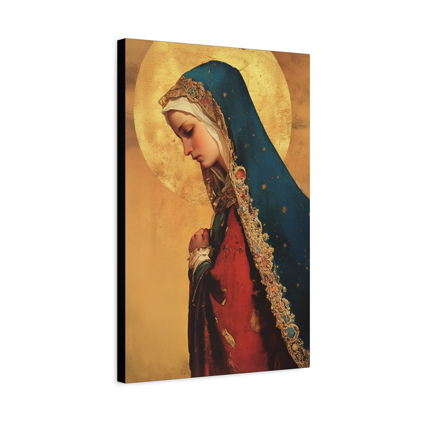 Our Lady of Mercy / Our Lady of Ransom - Multiple Sizes - Catholic Home art - Museum Wrapped Canvas - Sanctified Souls Print - Mother Mary