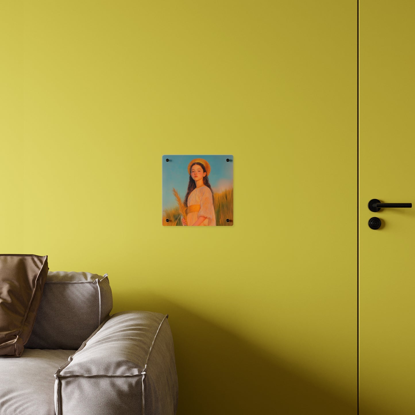 Saint Faith Wall Art Panel - Ready to Hang Acrylic Print - Catholic Saint Art - Patron Saint Print - Martyr of the Church Art