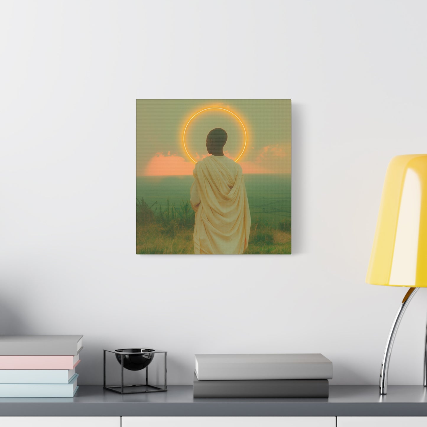 Saint Charles Lwanga - Museum Wrapped Canvas - Sanctified Souls Print - Religious Art for your Home - Catholic Patron Saint Art