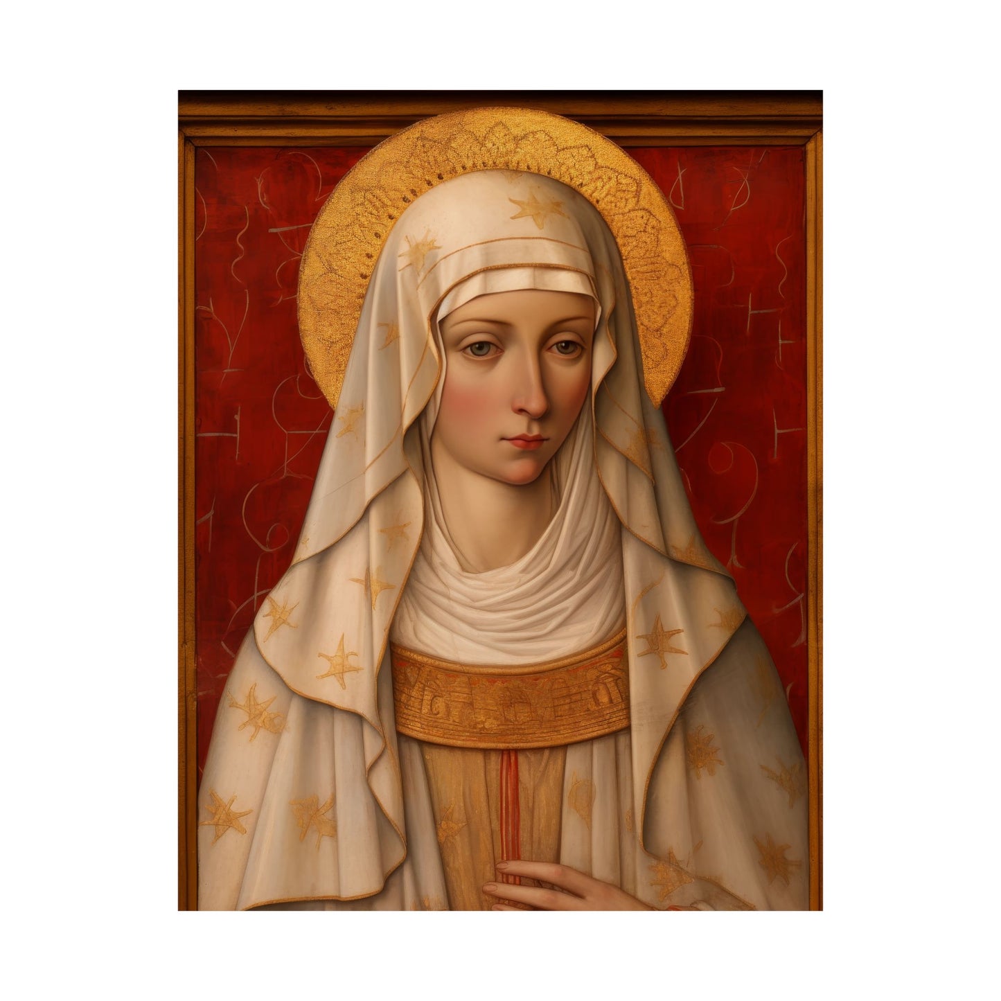 Saint Isidora - The Fool for Christ - Sanctified Souls Print - Multiple Sizes - Premium Matte Vertical Posters - Catholic Saint Art