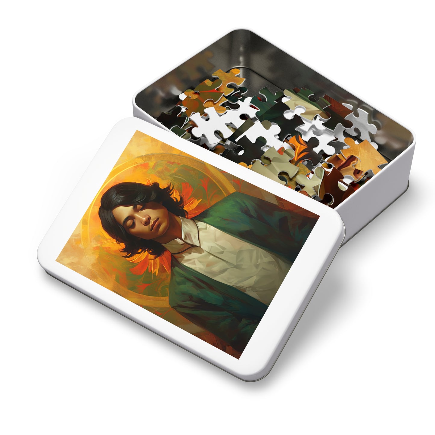 Saint Lorenzo Ruiz - Puzzle and Keepsake Tin - Religious Jigsaw Puzzle (30, 110, 252, 500,1000-Piece) - Religious Puzzle