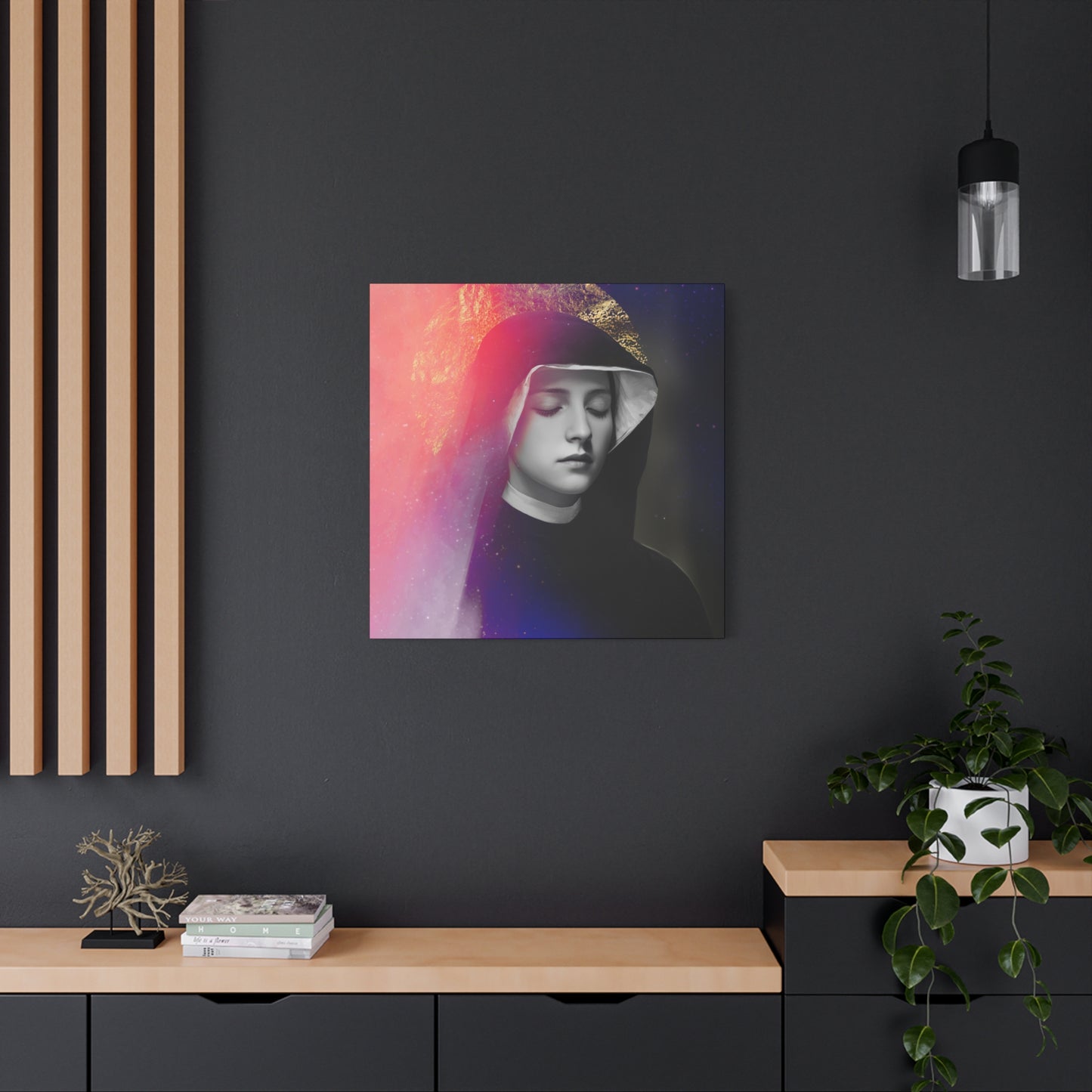 Saint Faustina Kowalska - Museum Wrapped Canvas - Sanctified Souls Print - Religious Art for your Home