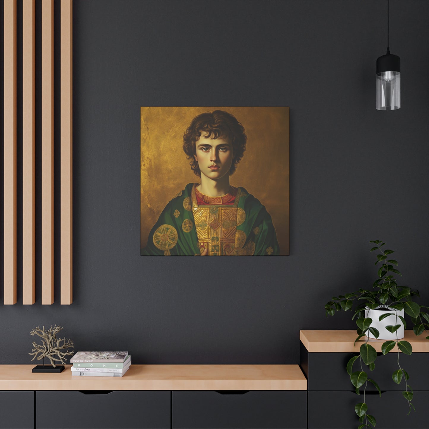 Saint Pantaleon Canvas Print - Multiple Sizes - Catholic Home art - Museum Wrapped Canvas - Sanctified Souls Print