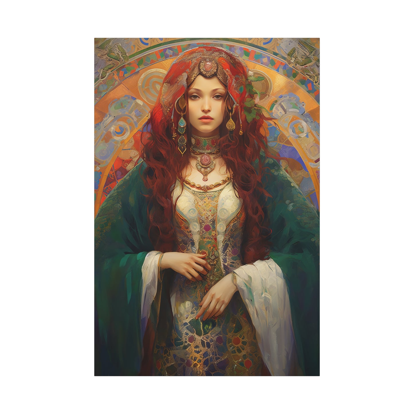 Saint Margaret of Antioch - Museum Wrapped Canvas - Sanctified Souls Print