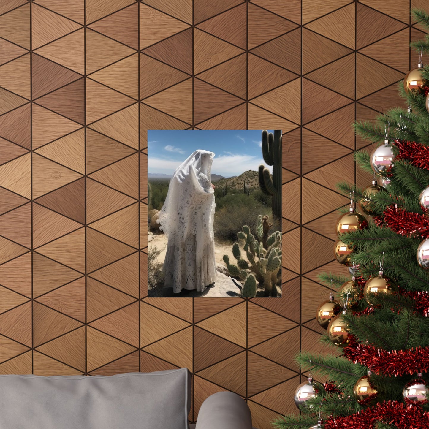 Saint Amma Sarah of the Desert Print - Sanctified Souls Print - Multiple Sizes - Premium Matte Vertical Posters - Desert Mothers Series