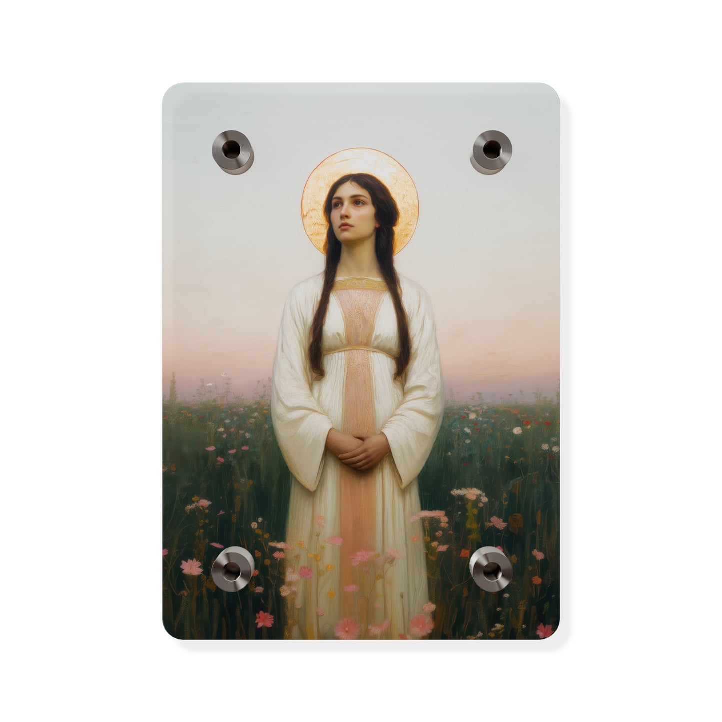 Saint Sabina Wall Art Panel - Ready to Hang Acrylic Print - Catholic Saint Art - Patron Saint Print - No Frame needed