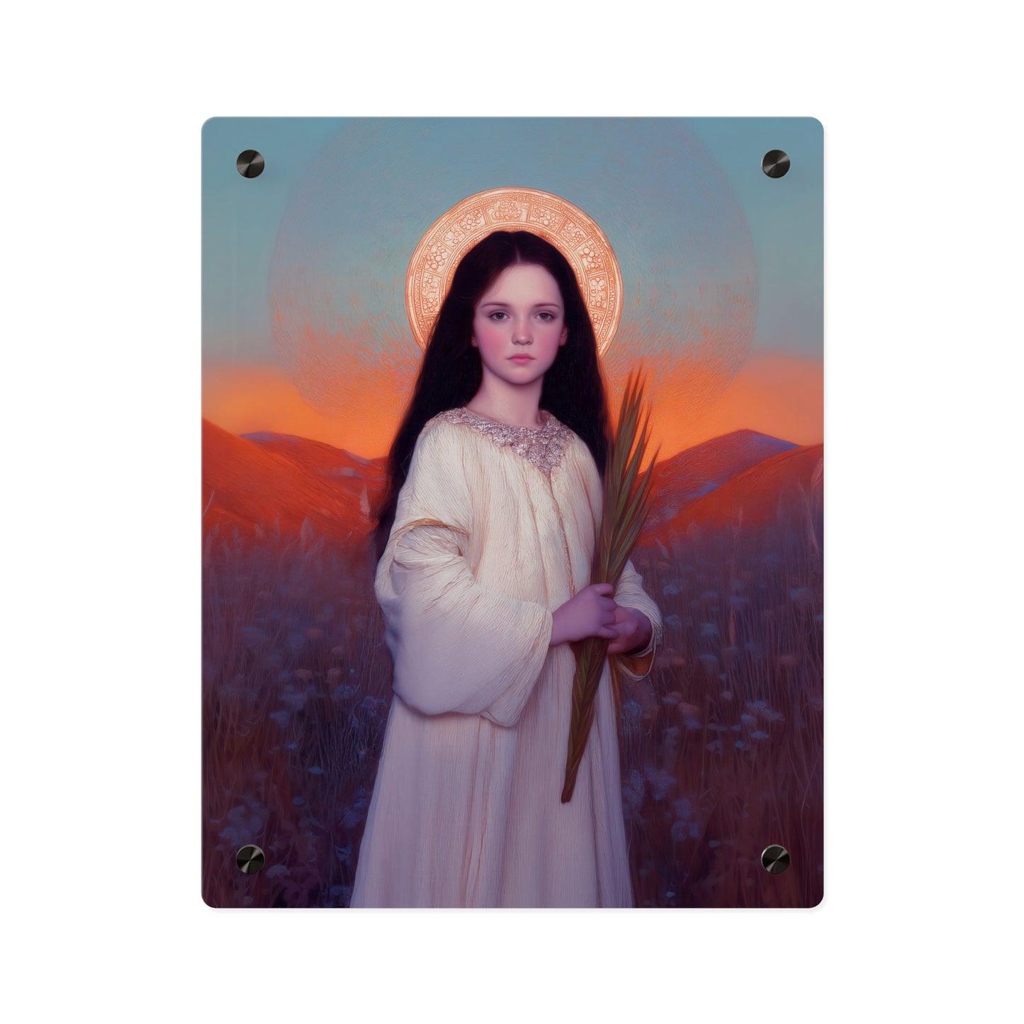 Saint Hope Wall Art Panel - Ready to Hang Acrylic Print - Catholic Saint Art - Patron Saint Print - Martyr of the Church Art