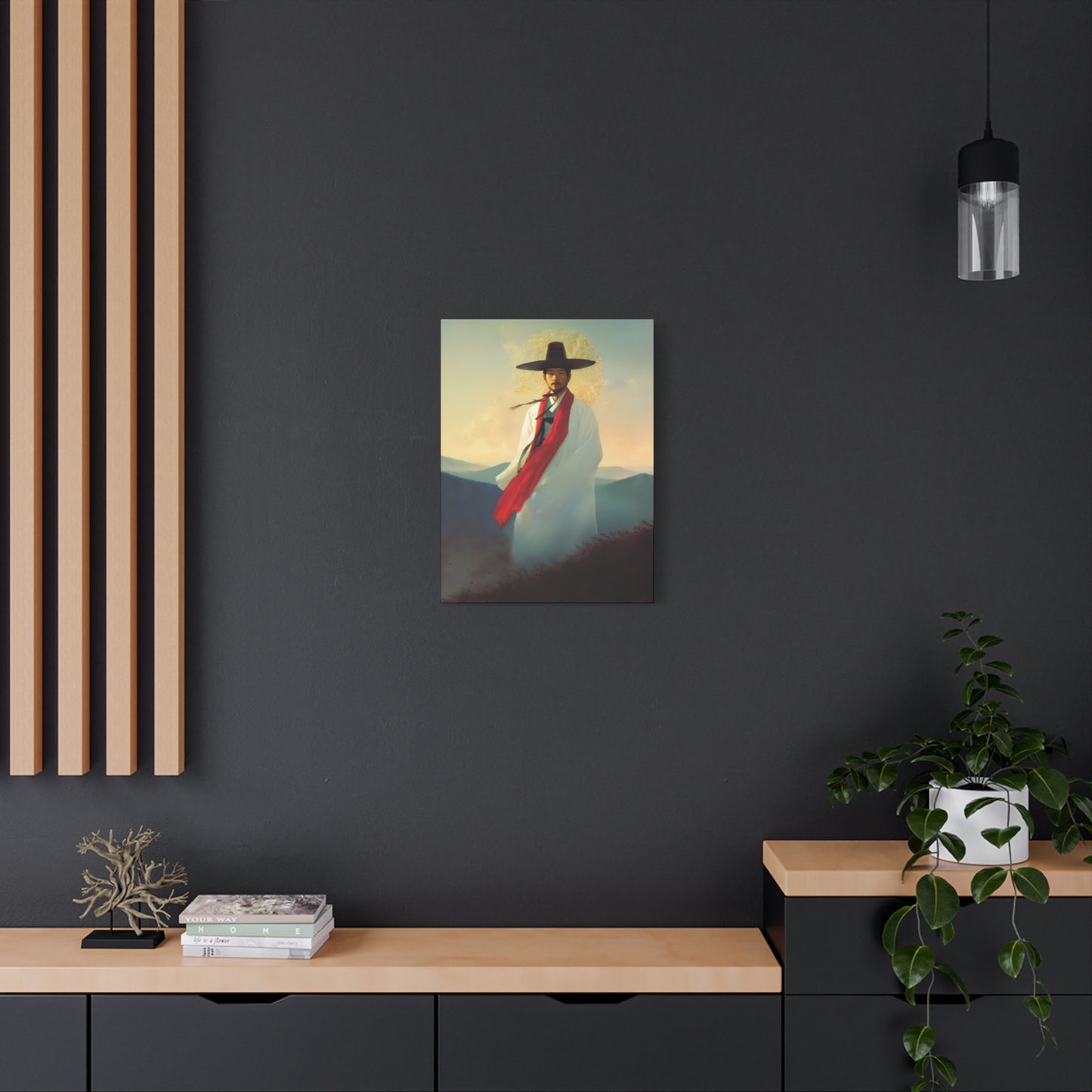 Saint Andrew Kim Taegon - Multiple Sizes - Catholic Home art - Museum Wrapped Canvas - Sanctified Souls Print - Martyr Saint