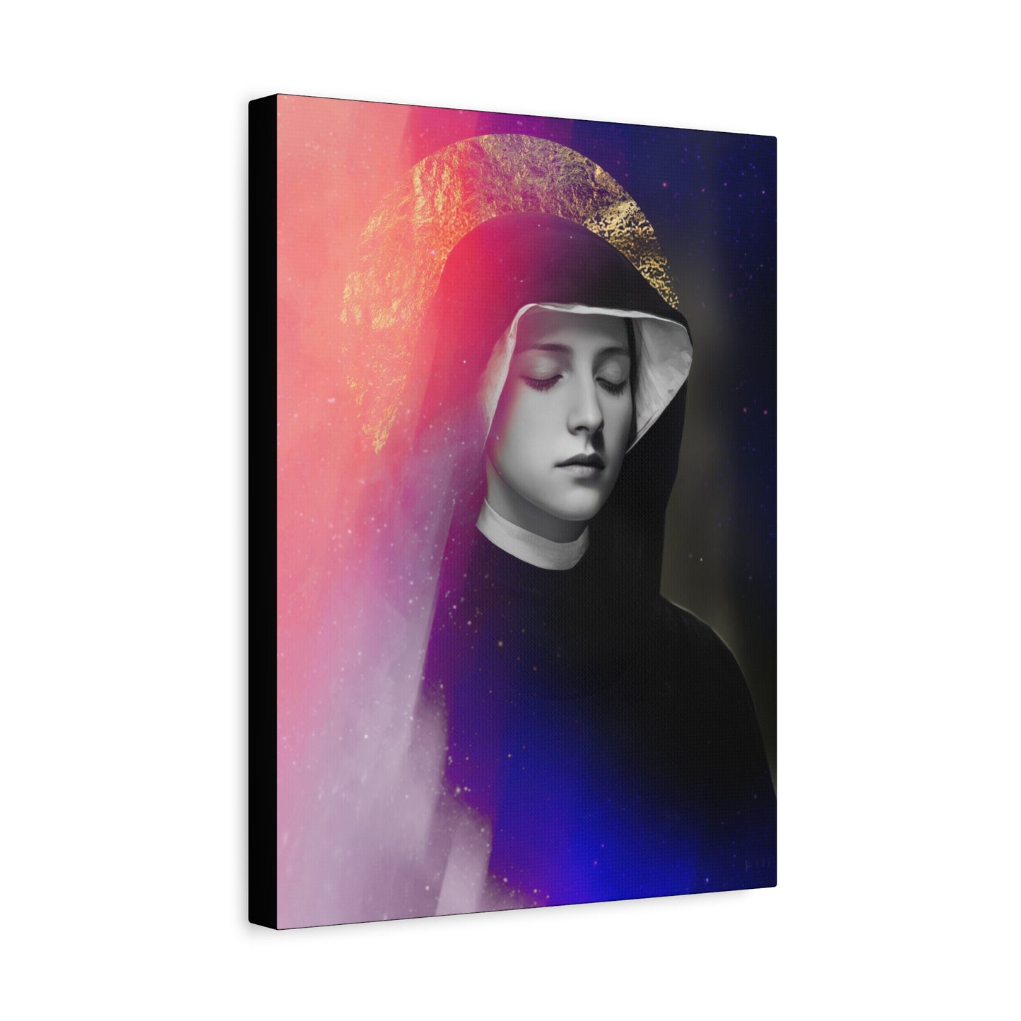 Saint Faustina Kowalska - Museum Wrapped Canvas - Sanctified Souls Print - Religious Art for your Home