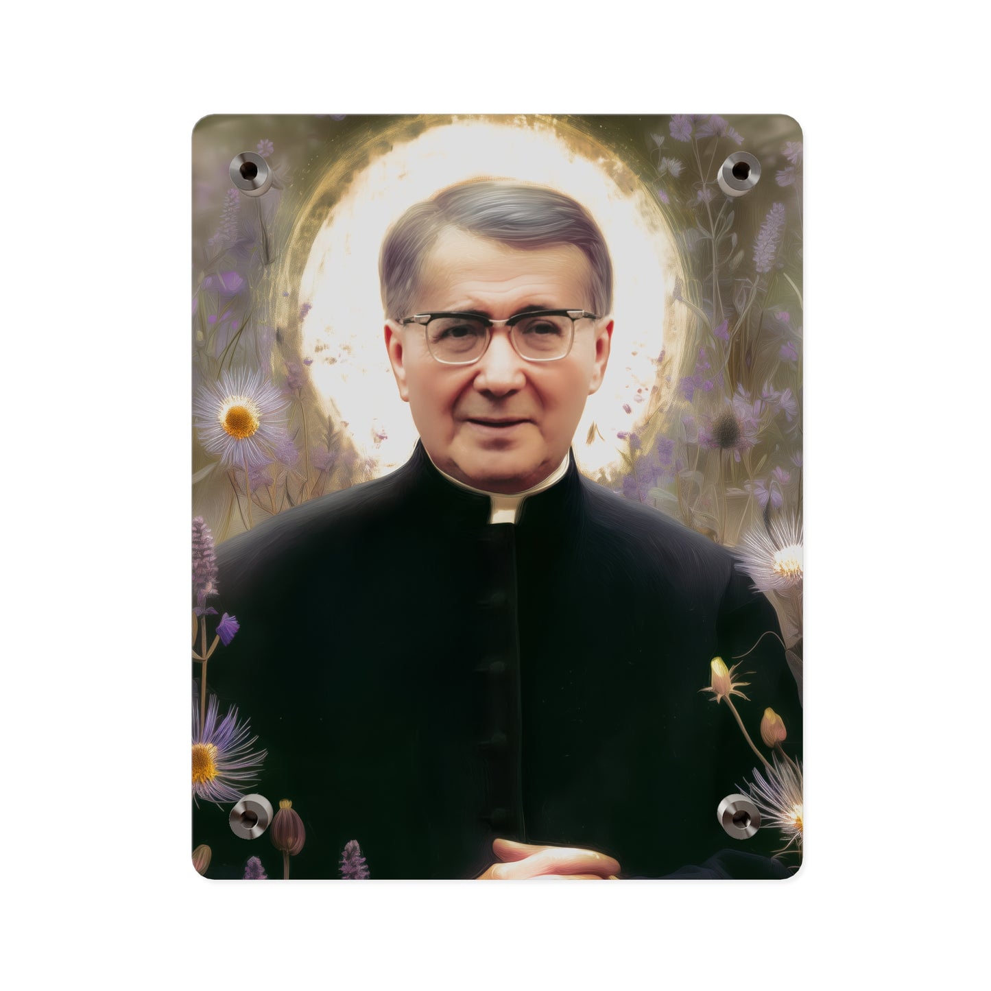 Saint Josemaría Escrivá de Balaguer Acrylic Wall Art Panel - Ready to Hang Acrylic Print - Catholic Saint Art