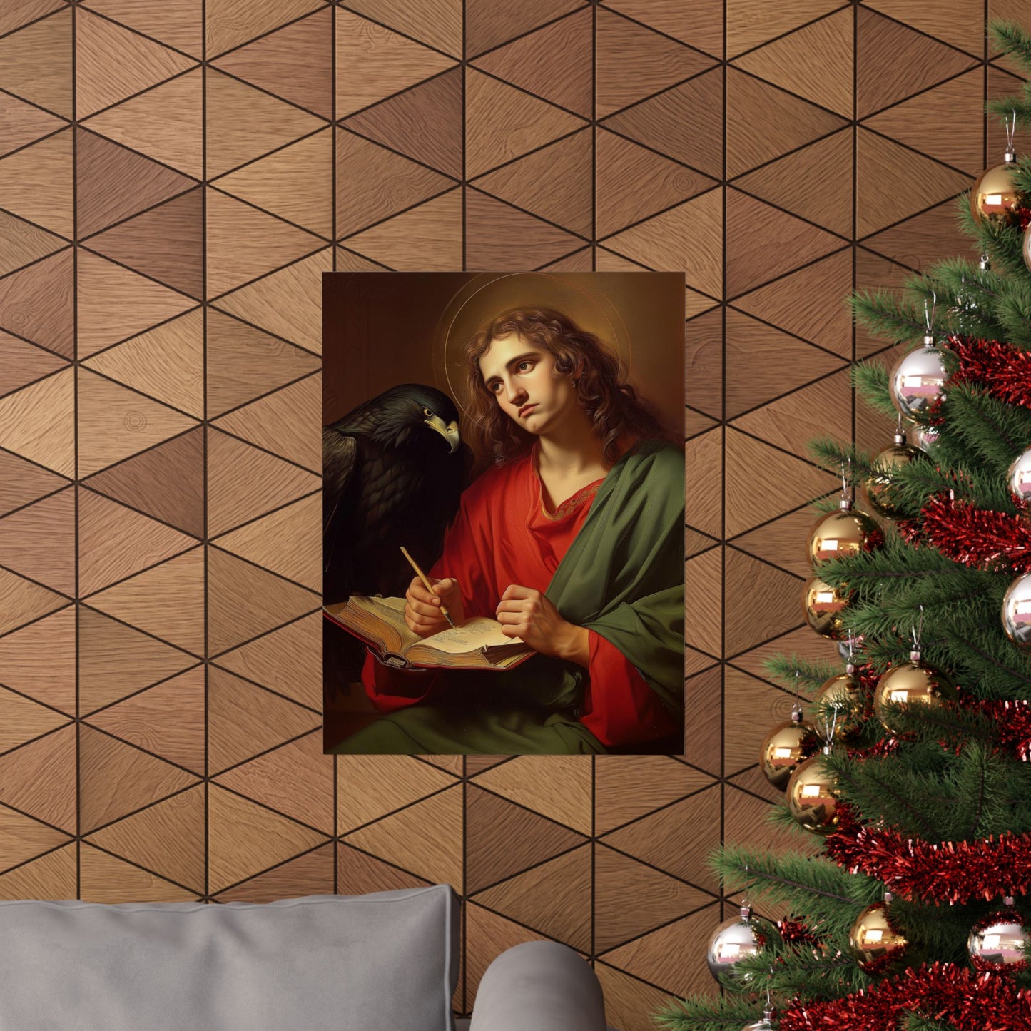 Saint John the Apostle - Sanctified Souls Print - Multiple Sizes - Premium Matte Vertical Posters