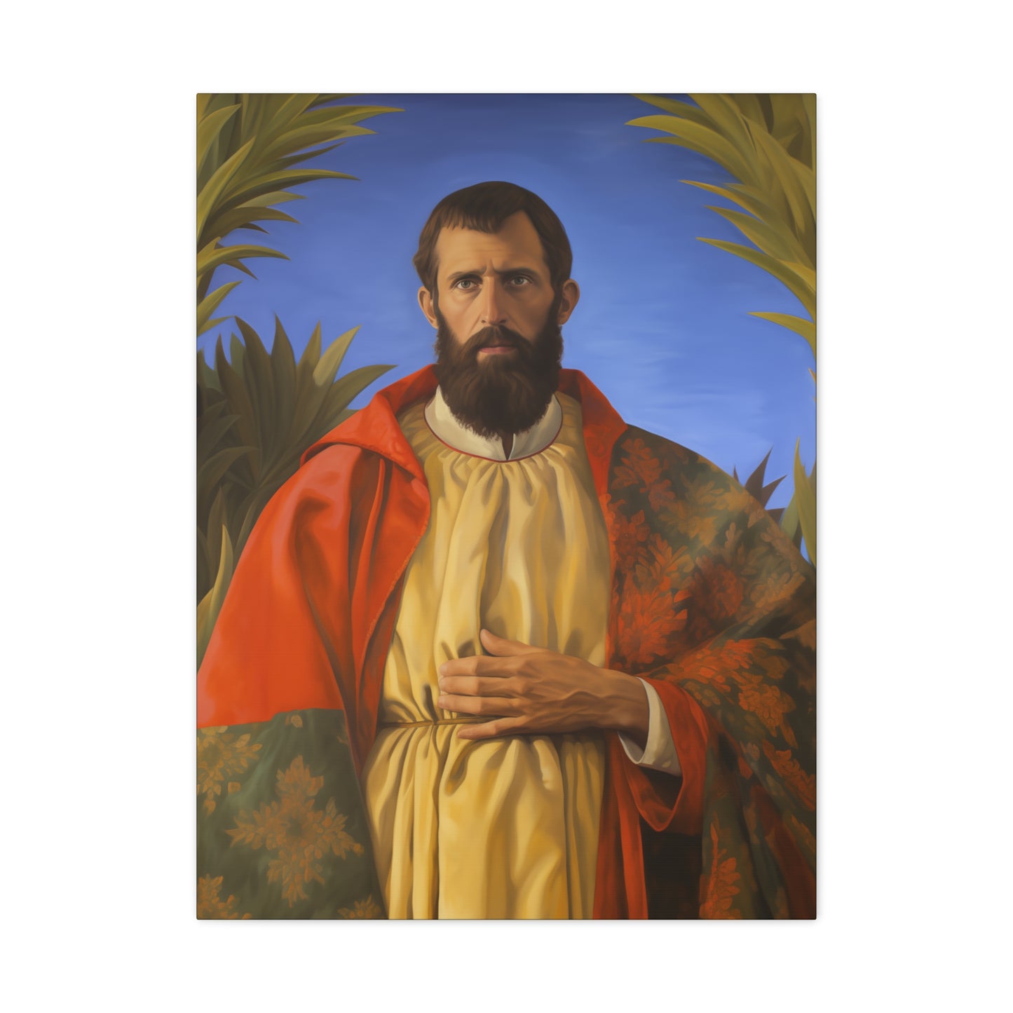 Saint Thomas the Apostle - Museum Wrapped Canvas - Sanctified Souls Print - Religious Art for your Home