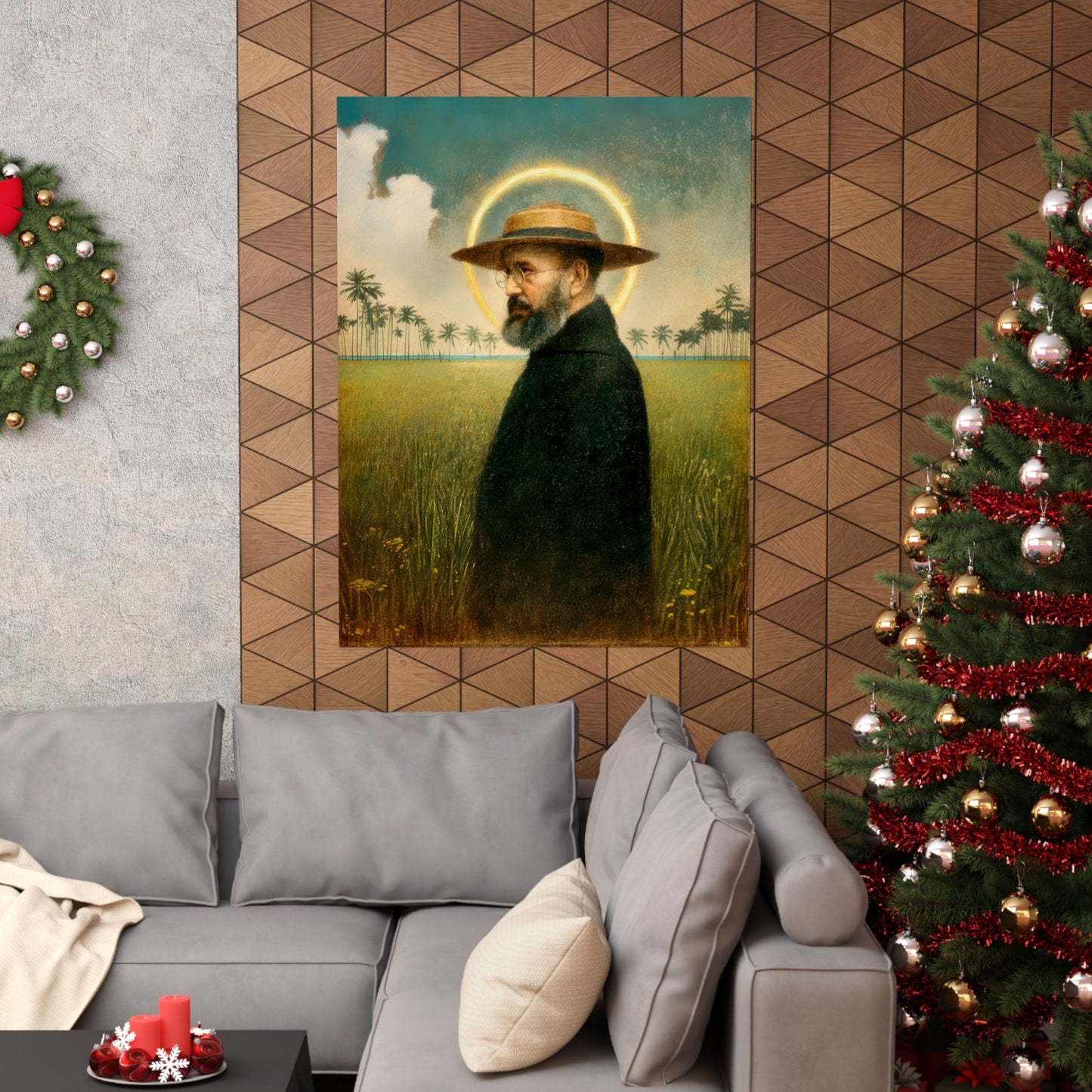Saint Damien of Molokai - Sanctified Souls Print - Multiple Sizes - Premium Matte Vertical Posters - Catholic