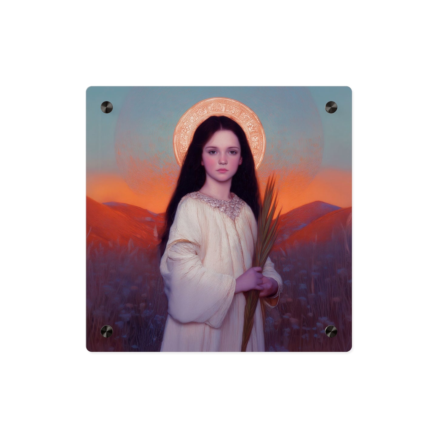 Saint Hope Wall Art Panel - Ready to Hang Acrylic Print - Catholic Saint Art - Patron Saint Print - Martyr of the Church Art