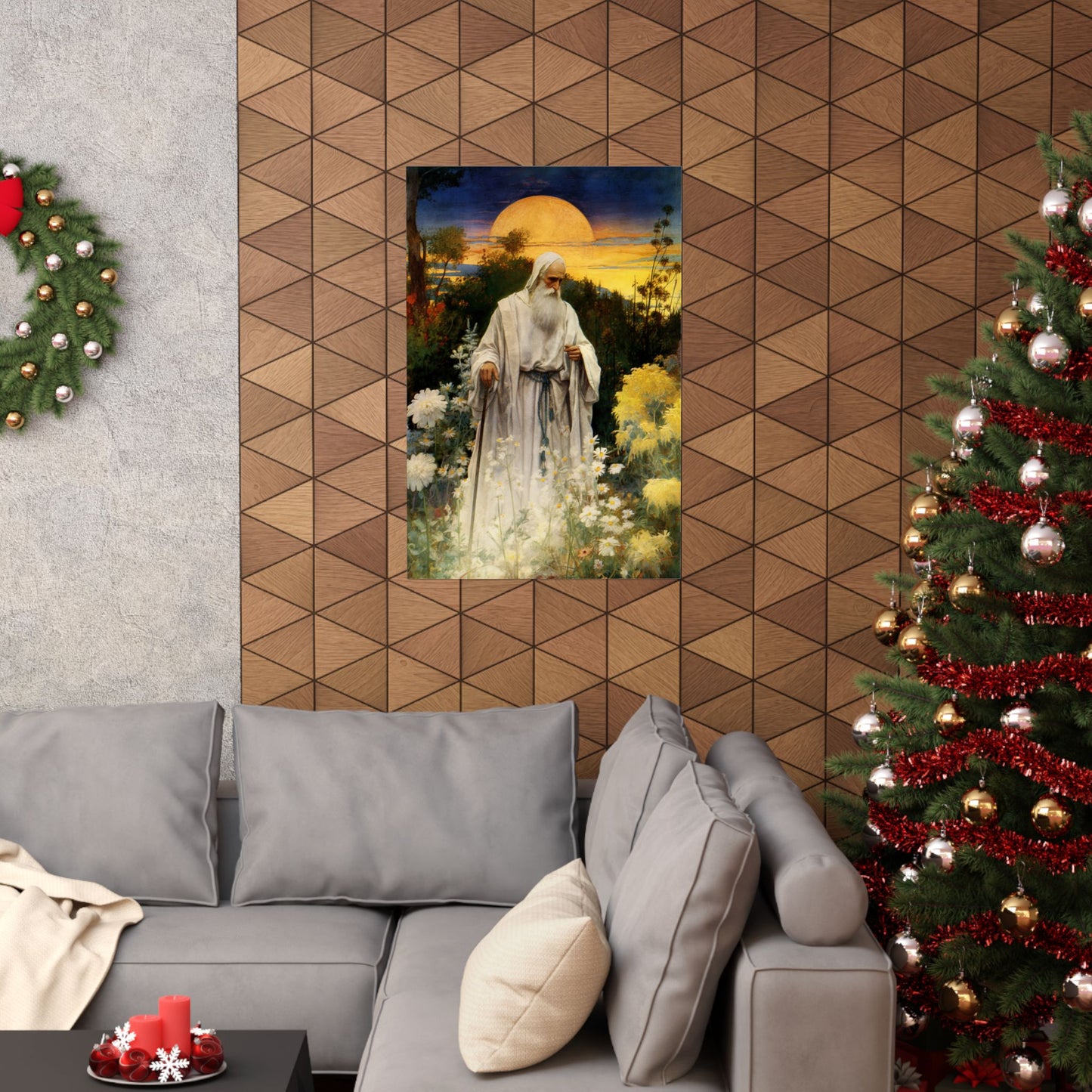 Saint Phocas the Gardener Print - Sanctified Souls Print - Multiple Sizes - Premium Matte Vertical Posters