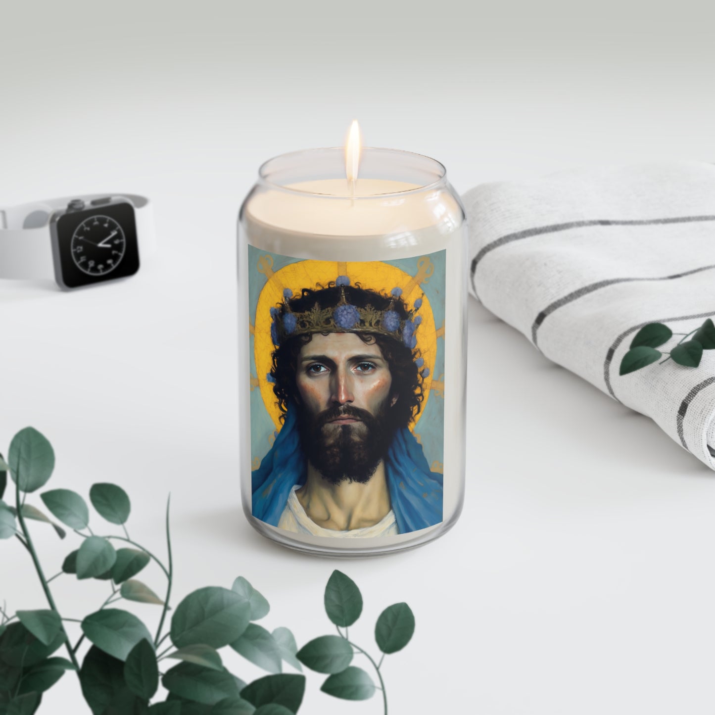 Portrait of Christ our Lord - Scented Prayer Candle, 13.75oz - Tall Size - Religious Prayer Candle - Catholic Art - Religious Gift