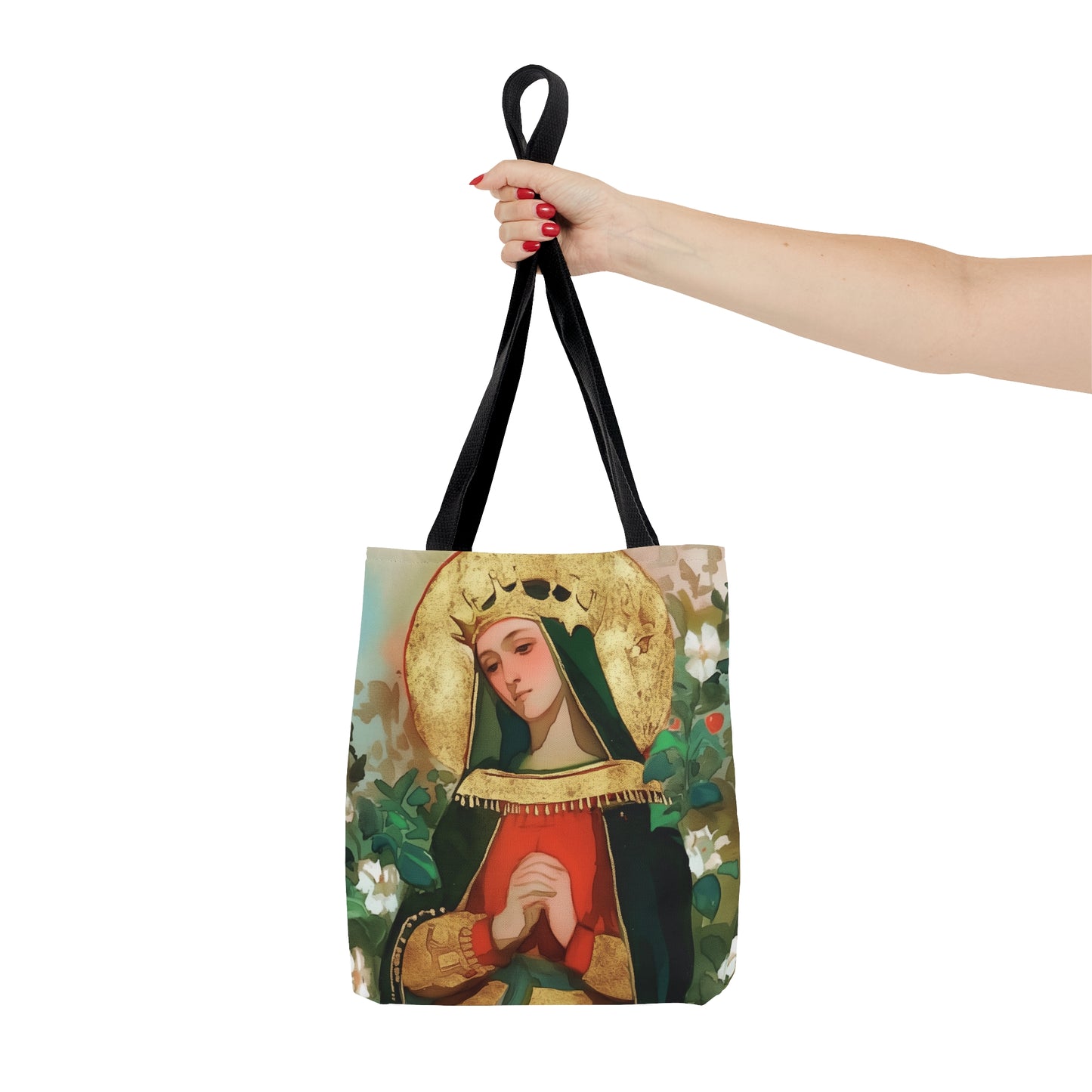 Saint Matilda of Germany Tote Bag - Purse - Three sizes - Large Medium Small Faith Art Bag - Catholic faith carry-all purse - Double Sided