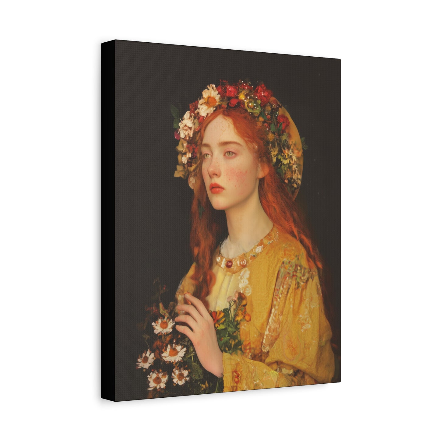 Radiance of Repentance - Mary Magdalene's Renewal - Museum Wrapped Canvas - Print - Religious Art for your Home - Prayer Room - Catholic