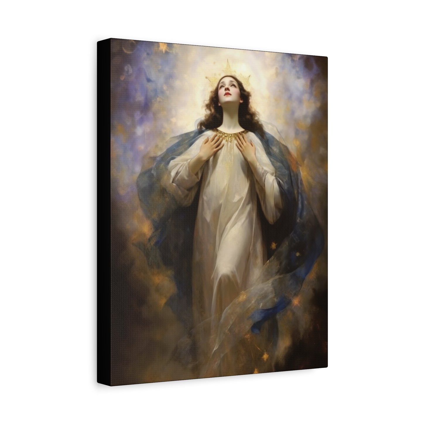The Assumption of Mary - Museum Wrapped Canvas - Sanctified Souls Print - Religious Art for your Home