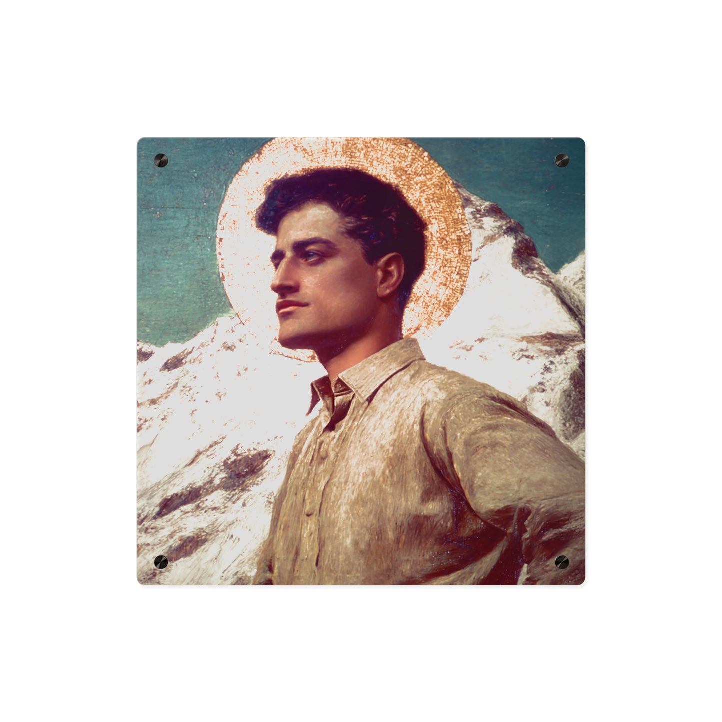 Saint Pier Giorgio Frassati Wall Art Panel - Ready to Hang Acrylic Print - Catholic Saint Art - Patron Saint Print - No Frame needed