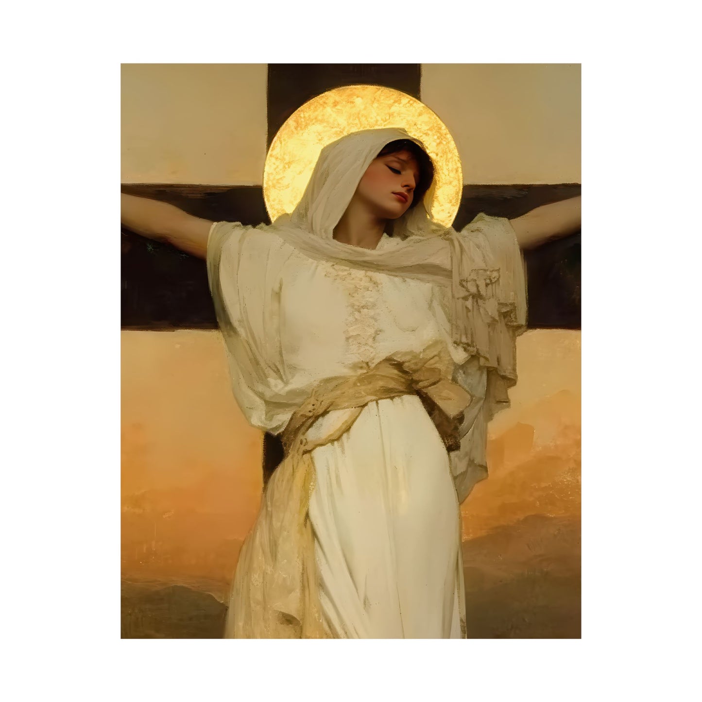 Saint Julia of Carthage Poster Print - Sanctified Souls Print - Multiple Sizes - Premium Posters - Catholic Art for your home