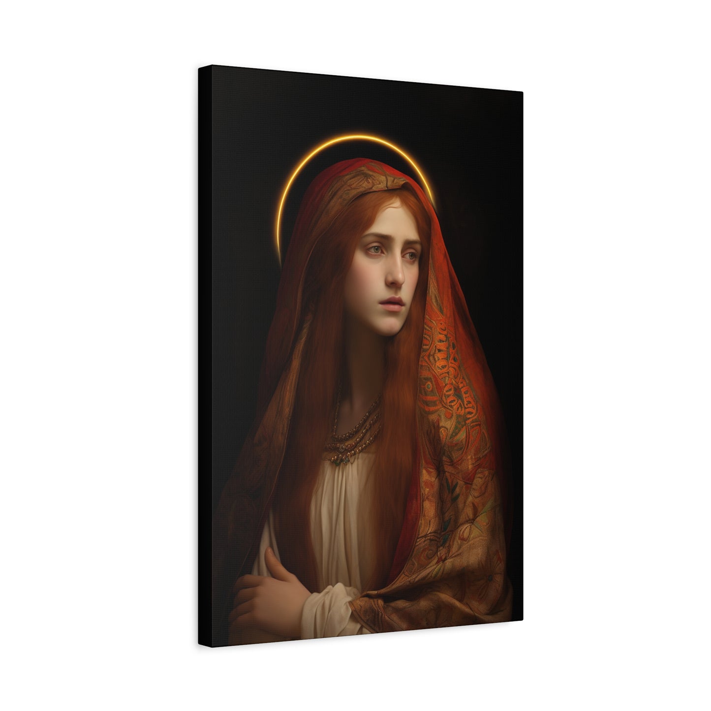 The Beloved Disciple - Mary Magdalene's Devotion - Museum Wrapped Canvas - Sanctified Souls Print - Religious Art for your Home
