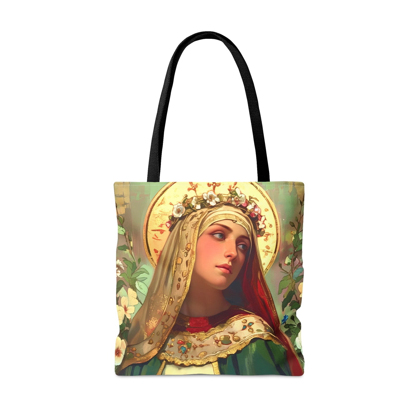 Saint Matilda of Germany Tote Bag - Purse - Three sizes - Large Medium Small Faith Art Bag - Catholic faith carry-all purse - Double Sided