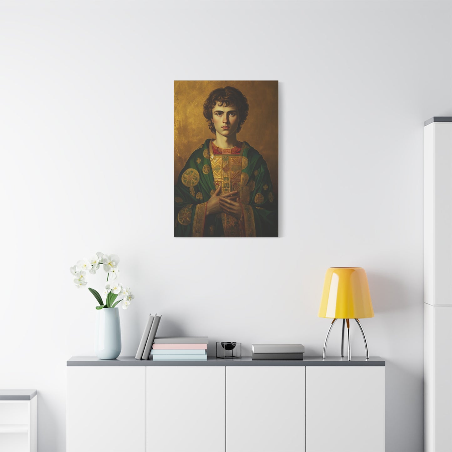 Saint Pantaleon Canvas Print - Multiple Sizes - Catholic Home art - Museum Wrapped Canvas - Sanctified Souls Print
