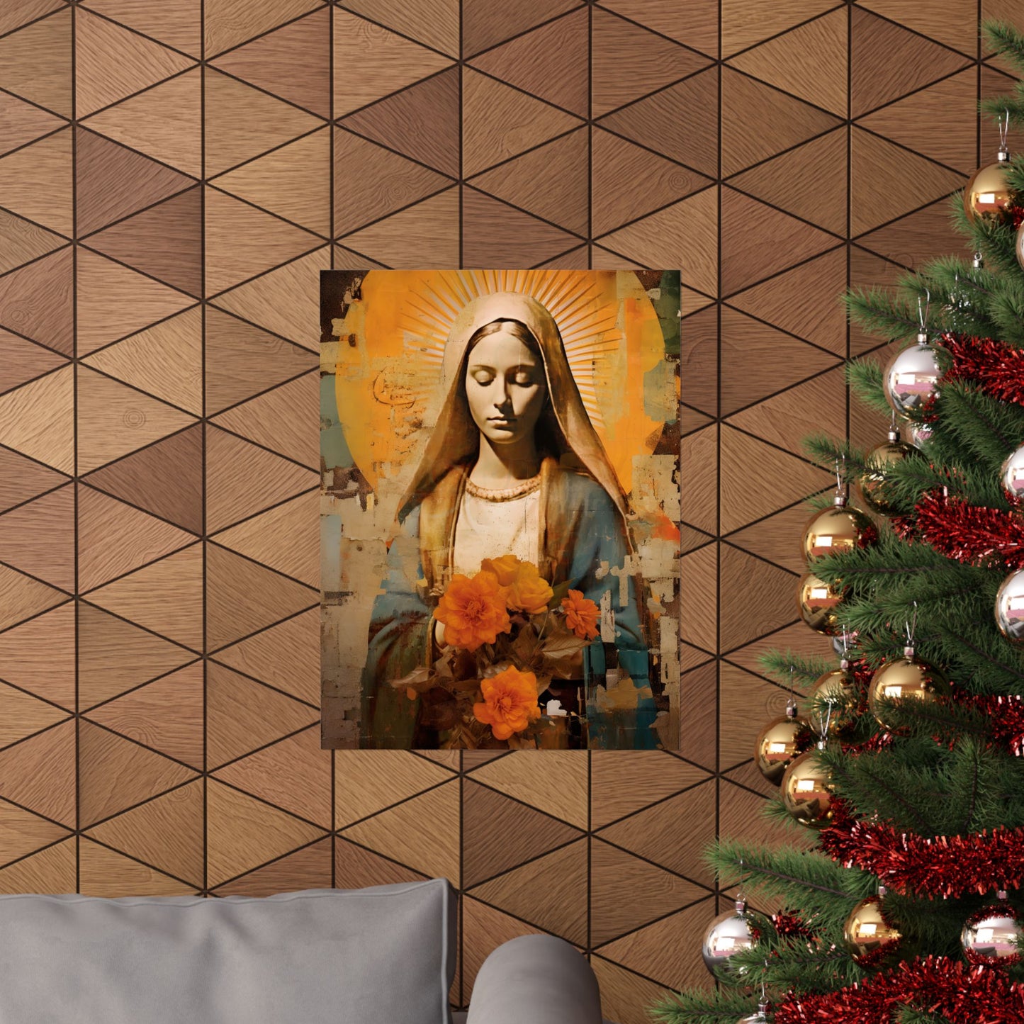 Blessed and Beloved : Mary in Art - Sanctified Souls Print - Multiple Sizes - Premium Matte Vertical Posters - Virgin Mary
