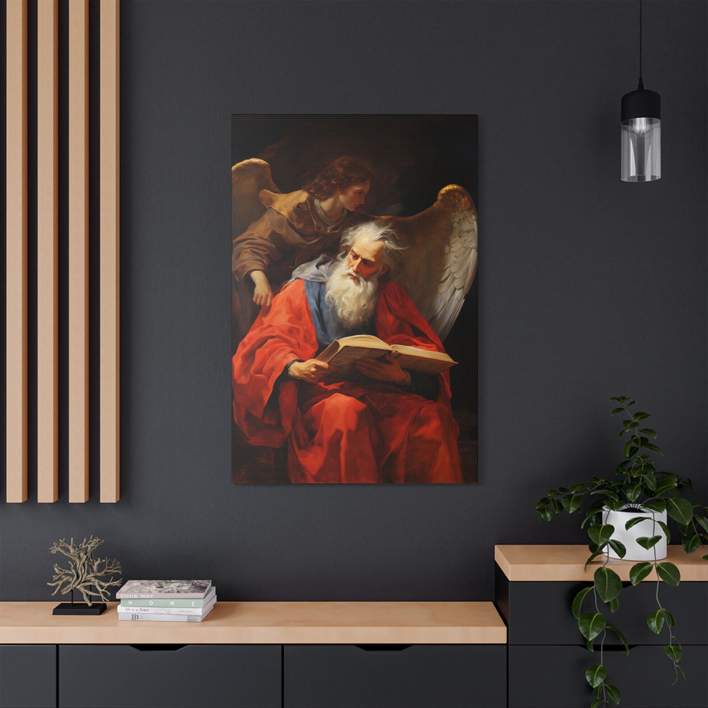 Saint Matthew the Apostle - Museum Wrapped Canvas - Sanctified Souls Print - Religious Art for your Home