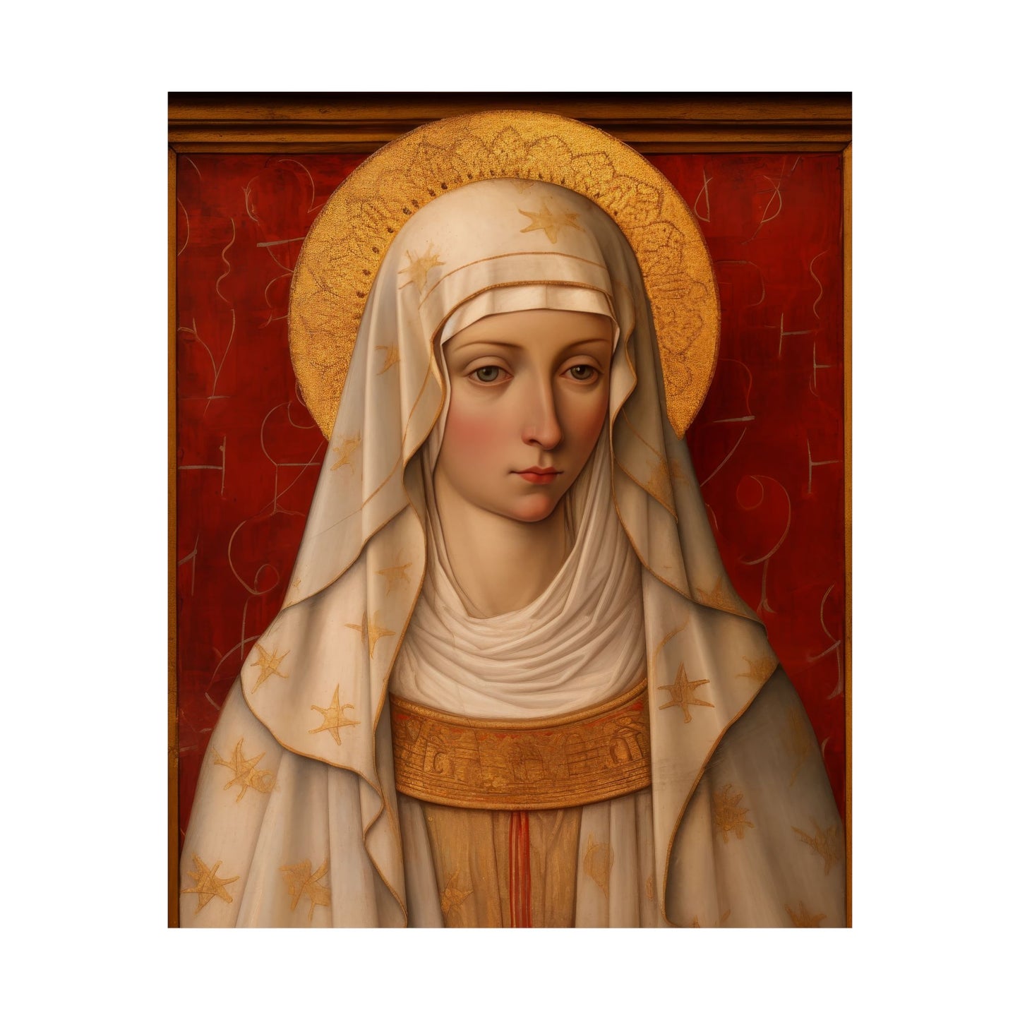 Saint Isidora - The Fool for Christ - Sanctified Souls Print - Multiple Sizes - Premium Matte Vertical Posters - Catholic Saint Art