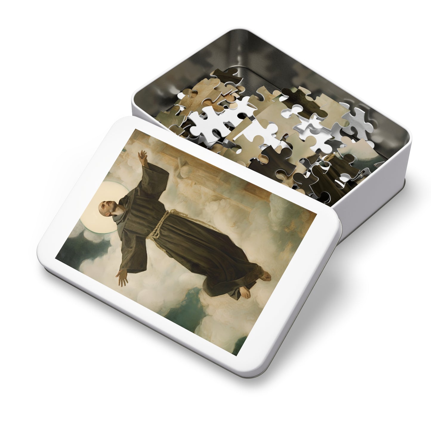 Saint Joseph of Cupertino - Puzzle and Keepsake Tin - Religious Jigsaw Puzzle (30, 110, 252, 500,1000-Piece) - Religious Puzzle