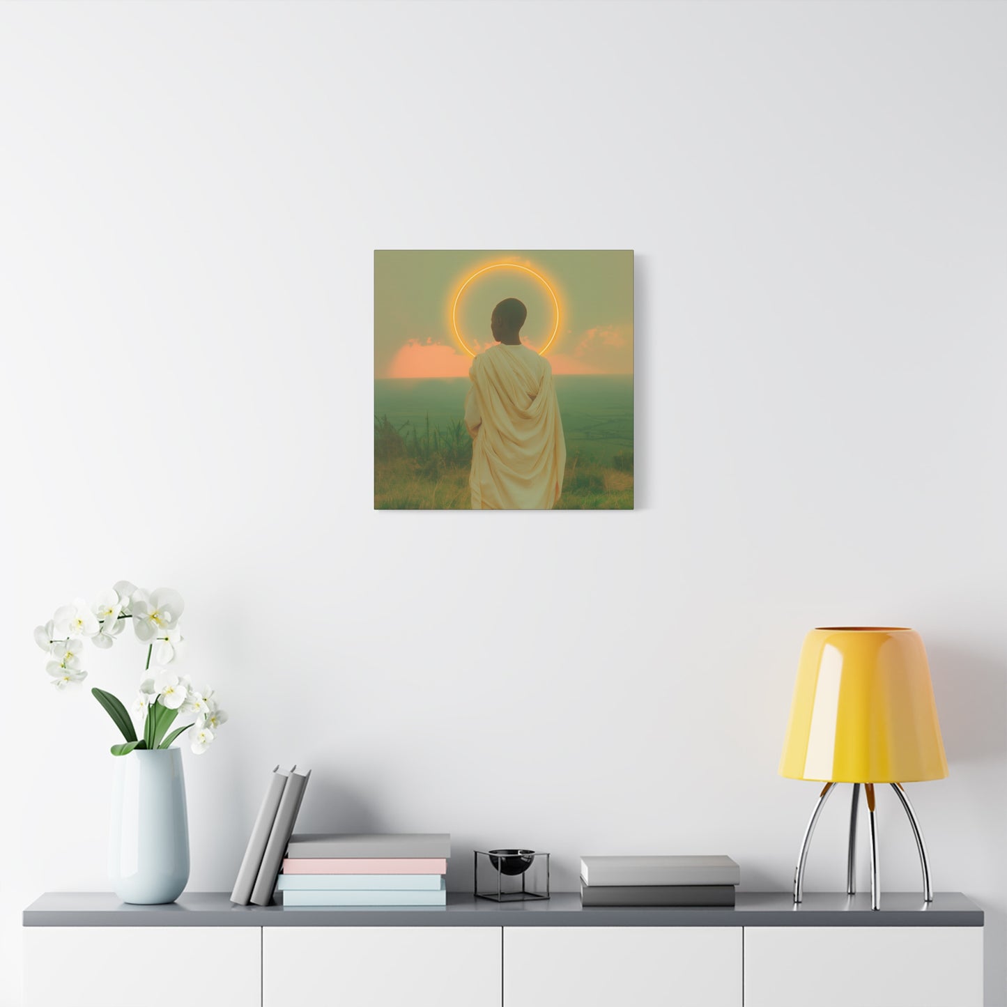 Saint Charles Lwanga - Museum Wrapped Canvas - Sanctified Souls Print - Religious Art for your Home - Catholic Patron Saint Art