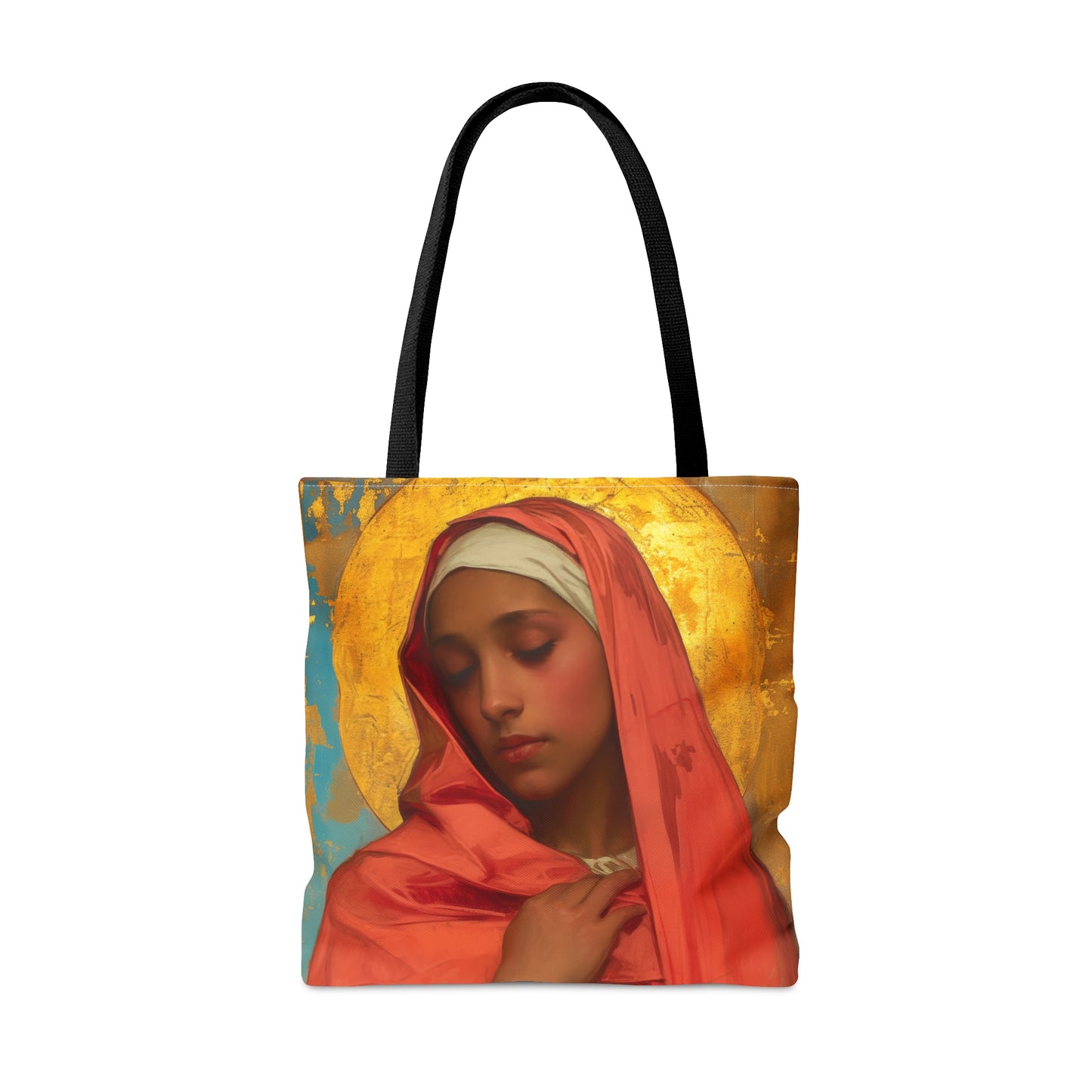 Saint Lea of Rome Tote Bag - Purse - Three sizes - Large Medium Small Faith Art Bag - Catholic faith inspired carry-all purse - Double Sided
