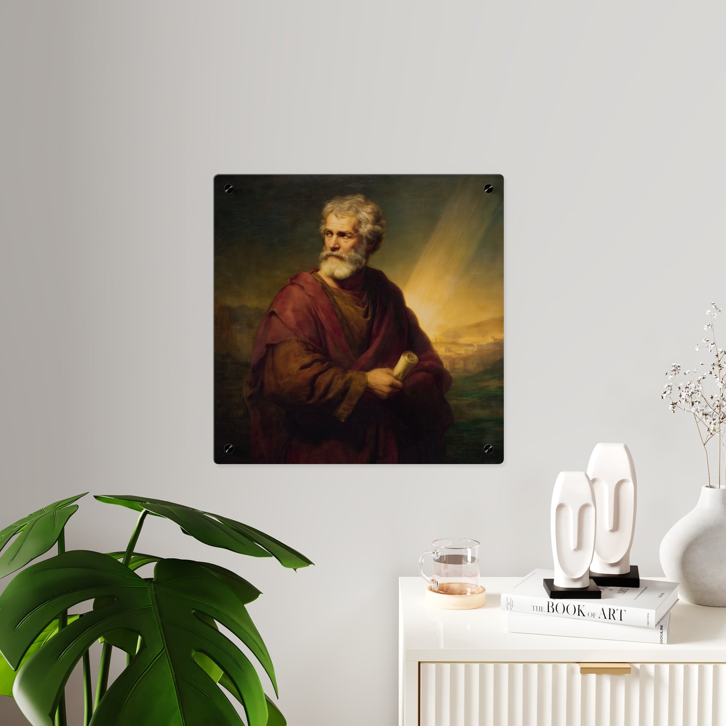 Saint Phillip Acrylic Wall Art Panel - Ready to Hang Acrylic Print - Patron Saint Art - Catholic Saint Art