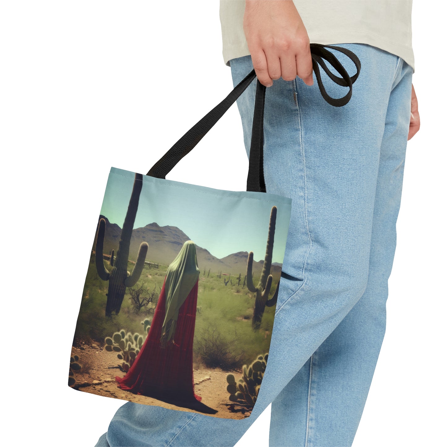 Saint Melania the Elder, Desert Mother Tote Bag - Large Medium Small Faith Art Bag - Catholic Faith Purse - Religious Carry All Reusable